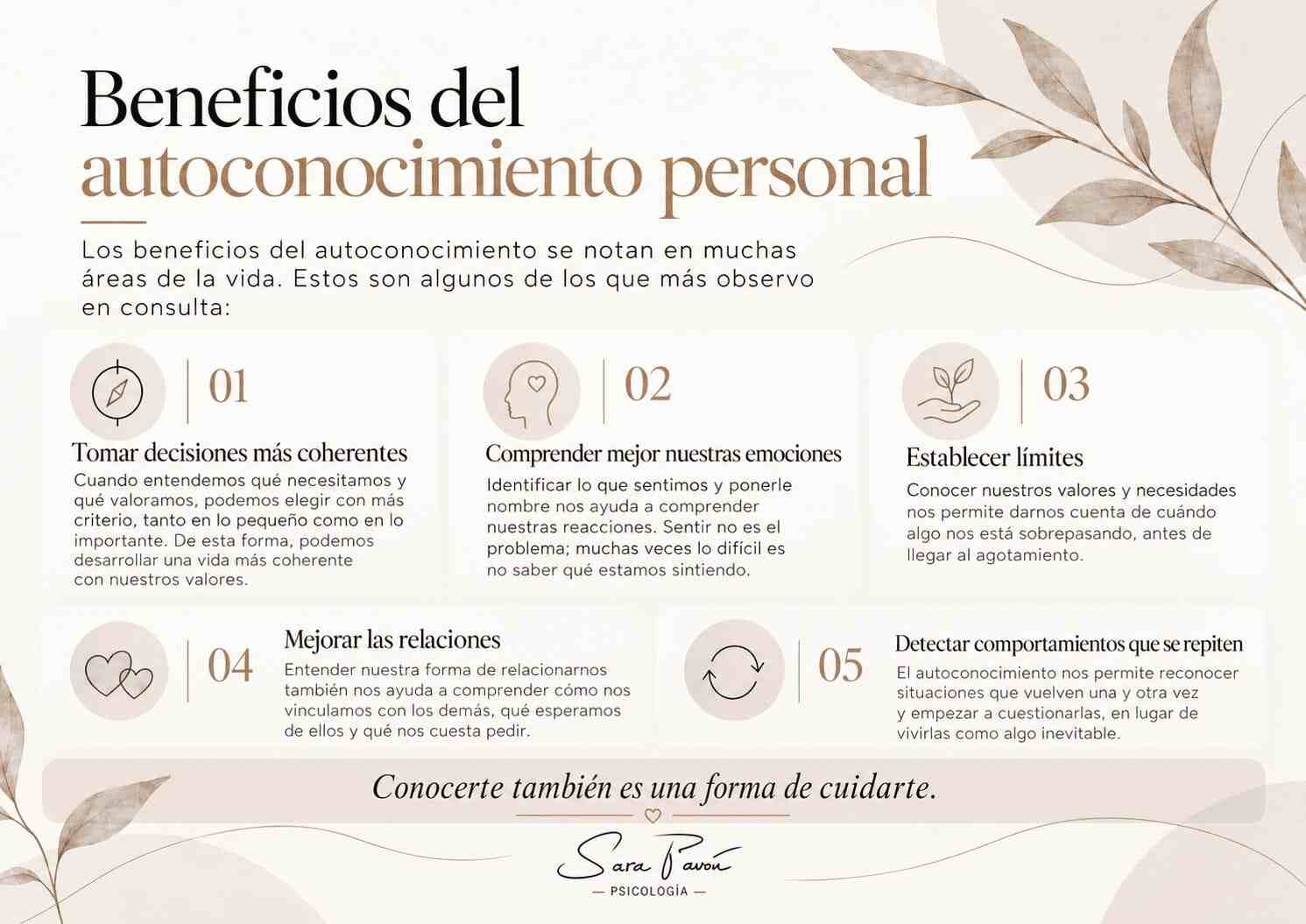 Beneficios del autoconocimiento personal